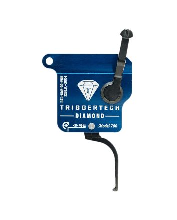 TriggerTech R7LSAB02TNF DiamondBlack Flat Straight Fits Remington 700 Left Hand