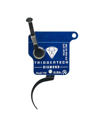 TriggerTech R70SAB02TNP DiamondBlack Curved Fits Remington 700 Right Hand