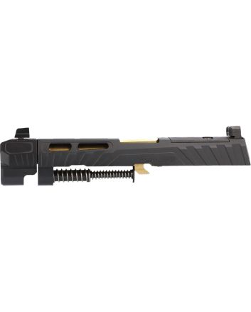 Sig Sauer 8901002 P3209mm Gold/Black Stainless Steel Optic Ready Slide XRAY3 Sights