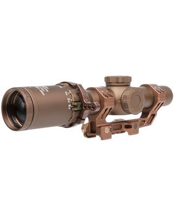 Sig Sauer Electro-Optics SOT61SVPS Tango6T SVPS Kit Flat Dark Earth 1-6x24mm, 30mm Tube Illuminated Hellfire FL-6 Reticle
