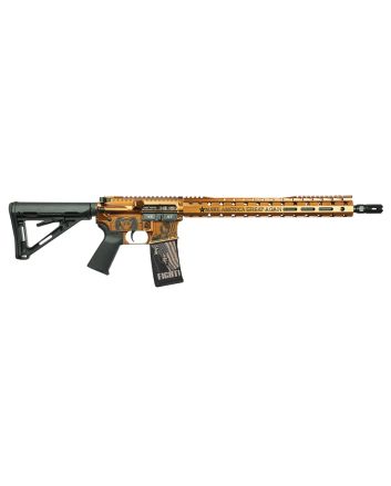 Black Rain Ordnance 24111204C Spec155.56 NATO 30+1 16" Black Nitride Stainless Steel Barrel, Aluminum Receiver, 15" Slim M-LOK Handguard, Magpul Black Polymer Stock, Black Magpul Grip