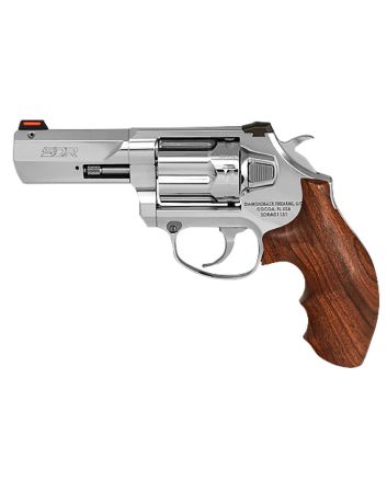 Diamondback DB075AS703 SDR357 Mag/38 Special +P 6 Shot 3" Stainless Steel Barrel, PolishedStainless Steel Cylinder &amp; Frame, Hogue Wood Grip, Exposed Hammer