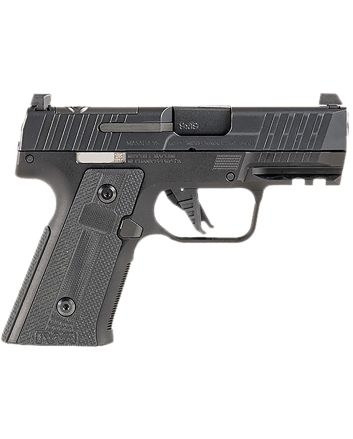 IWI US M9SLIM13CE MASADA Slim Commander Elite Compact Frame 9mm Luger 13+1 3.40" Black Button-Rifled Barrel, Black Optic Ready/Serrated Steel Slide, Black Aluminum Frame w/Picatinny Rail, Polymer Grip