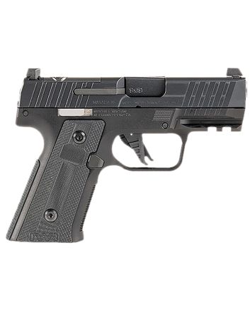 IWI US M9SLIM10CE MASADA Slim Commander Elite Compact Frame 9mm Luger 13+1 3.40" Black Button-Rifled Barrel, Black Optic Ready/Serrated Steel Slide, Black Aluminum Frame w/Picatinny Rail, Polymer Grip