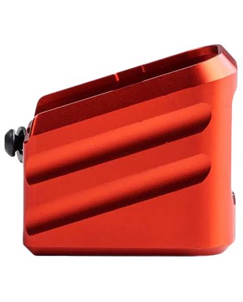 Cross Armory CRG+0MEG17RD Magazine ExtensionFits Glock 17/22/31 Gen 1-5 Red Aluminum