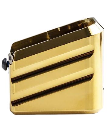 Cross Armory CRG+0MEG17GD Magazine ExtensionFits Glock 17/22/31 Gen 1-5 Gold Aluminum