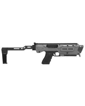 Meta Tactical Llc MX1-PS-GY MX-1 Conversion Kit Fits Glock 3/4/5 Gray Aluminum Stock