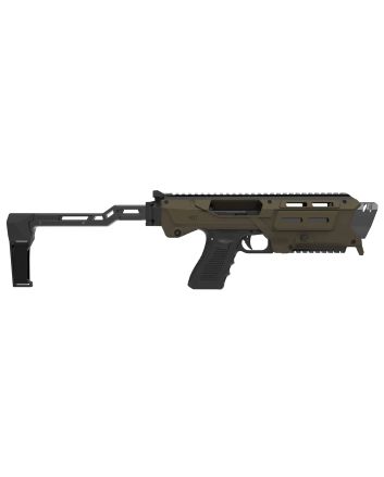 Meta Tactical Llc MX1-PS-GR MX-1 Conversion Kit Fits Glock 3/4/5 OD Green Aluminum Stock