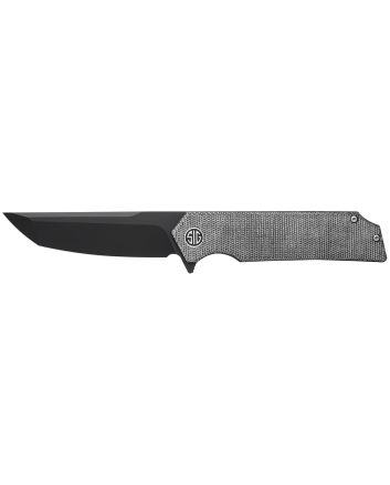 Sig Sauer Knives VA9BB Validus3.78" Folding Drop Point Plain Black PVD M390 Steel Blade, 4.76" Black Textured G10 Handle