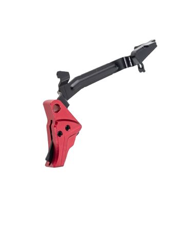 Tyrant CNC TDGTRIG34REDBLACKBAR I.T.T.S Trigger/Bar Red/Black Fits Glock Gen3-4