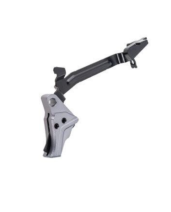 Tyrant CNC TDGTRIG34GREYBLACKBAR I.T.T.S Trigger/Bar Grey/Black Fits Glock Gen3-4