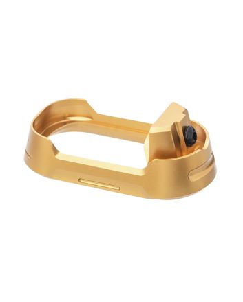 Tyrant CNC TDG19G34MWGLDBLKSRWMagwell Fits Glock 19 Gen 3-4 Gold Aluminum