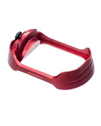 Tyrant CNC TDG19G5MWREDBLKSCREWMagwell Fits Glock 19 Gen 5 Red Aluminum