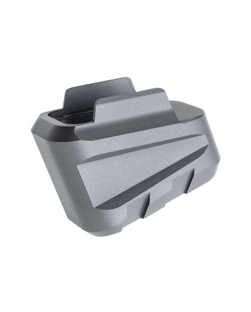 Tyrant CNC TDP320MAGEXGREYMagazine Extension Fits Sig P320 5rd Grey Aluminum