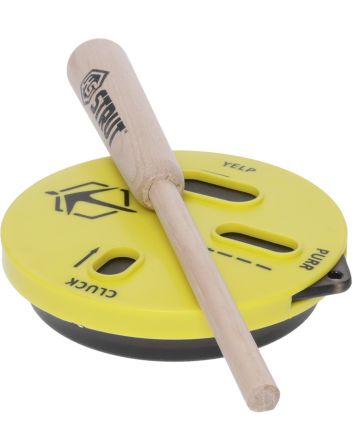 Hunters Specialties HSSTR100039 The Cookie Cutt'r Pot Call Attracts Turkey Species Yellow