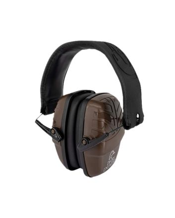 Radians DULOHPBRNBX Low Profile Earmuff Over the Head Brown