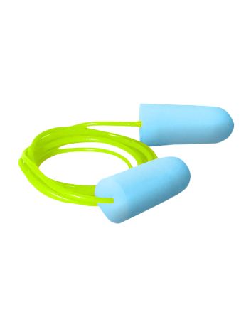 Radians FP75BBP3 Prohibitor Earplugs Foam In The Ear Lime Green/Light Blue