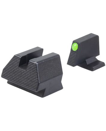 HK 51000938 Elevated SightIron Sight Green Tritium Black Frame Fits H&amp;K VP9 9mm