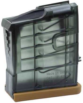 HK 50236628 10+1 7.62mm Fits H&amp;K 417 Clear Smoke Polymer