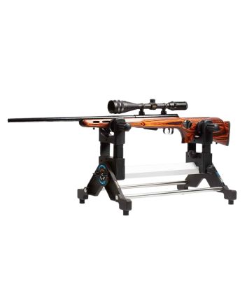 Lyman 7832280 Revolution Gun Vise Black/Silver Steel/Aluminum