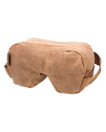 Birchwood Casey BC-BAG-SSFLU Steady-Shot Foxtrot Bag Ultralight Tan Wax Canvas Rear Bag
