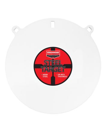 Birchwood Casey BC-RND15-38 Centerfire Target 3/8" AR500 Steel "15 Round Gong
