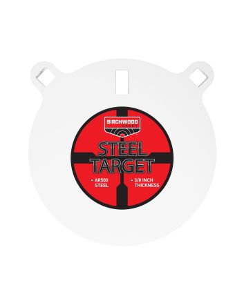 Birchwood Casey BC-RND8-38 Centerfire Target 3/8" AR500 Steel 8" Round Gong