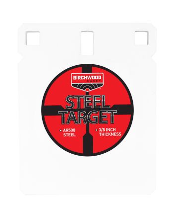 Birchwood Casey BC-SQR6-38 Centerfire Target 3/8" AR500 Steel 6" Square Gong