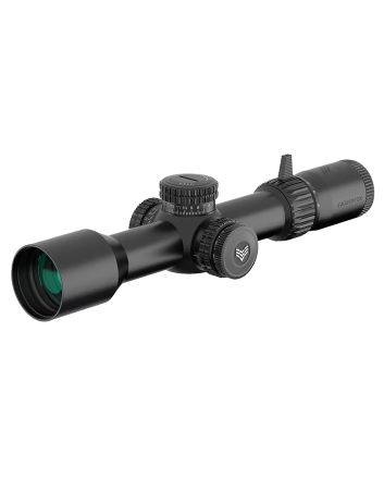 Swampfox Optics TWK52556-3L WarhawkBlack 5-25x56mm 34mm Tube Sharpshooter MIL Reticle
