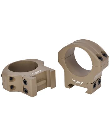 Warne 8514DE HyperLiteDark Earth Cerakote MagnaFusion Alloy 30mm Tube Maxima/Weaver/Picatinny