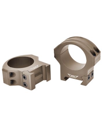Warne 8502TM HyperLiteDark Earth Cerakote MagnaFusion Alloy 1" Tube Picatinny/Weaver/Maxima Fits Tikka