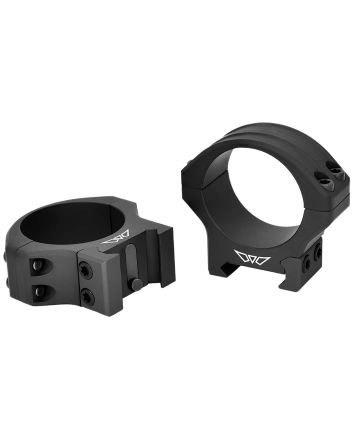 Warne 8551M HyperLiteBlack Aluminum 30mm Tube Maxima/Weaver/Picatinny