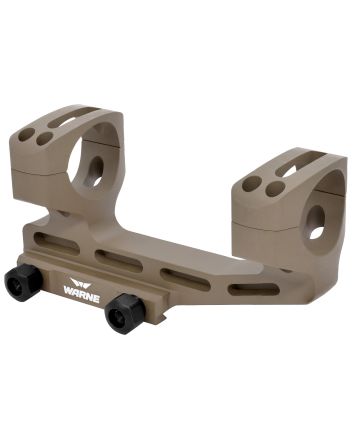 Warne LRSKEL34DE Skeletonized Scope Mount/Ring Combo Dark Earth Aluminum 34mm Tube MSR 20 MOA