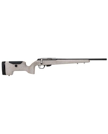 Tikka JRT1XU309 T1X UPR 17 HMR 10+1 20" Black Threaded Barrel, Black Drilled &amp; Tapped Steel Receiver, Desert Sand Textured Fixed Carbon Fiber/Fiberglass Stock, Right Hand