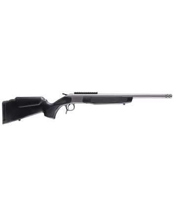 CVA CR4443S Scout Takedown 450 Bushmaster 1rd 22" Stainless Fluted Threaded Barrel, Stainless Steel Receiver w/Picatinny Rail, Adj Comb &amp; LOP Black Synthetic Stock