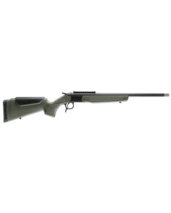 CVA CR4918 Scout Spur Compact 410 Gauge 1rd 20" Blued Single Shot Barrel, Blued Receiver w/Picatinny Rail, OD Green &amp; Black Synthetic Stock