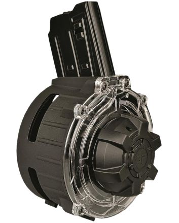 Gforce Arms GFDRUM2012 Drum Magazine20rd Drum Fits Akdal MKA 1919 Black Steel/Polymer
