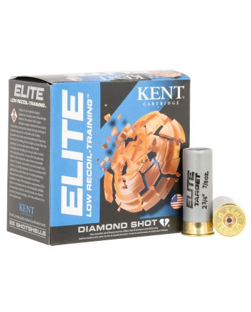 Kent Cartridge E12LB248 Elite12Gauge 2.75" 7/8oz 8Shot 25 Per Box/10 Case