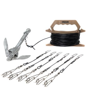 Higdon Outdoors 30340 Battleship Jerk Rig PVC Coated Steel