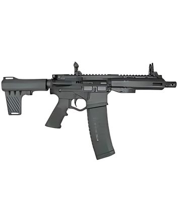 ATI ATIGAX3007ML Alpha Maxx300 Blackout 30+1 8.50" Picatinny Rail Receiver, Black Polymer Brace
