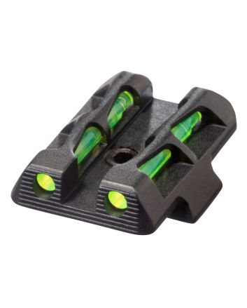 HiViz GLLW11 LiteWave Rear Sight for Glock 42/43 Green Fiber Optic Rear Sight