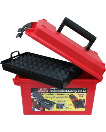 MTM Case-Gard HCC30Conceal Carry Case Handgun Red