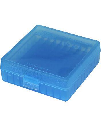 MTM Case-Gard P1002224 Ammo Box Flip-Top 22 LR Blue 100rd