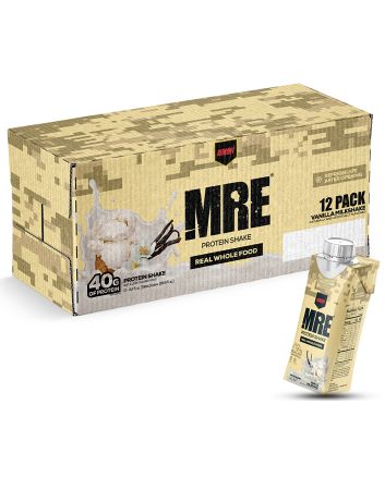 Redcon1 RC1MRERTDVM12 MRE Ready to Drink Vanilla Milkshake 12 Pack