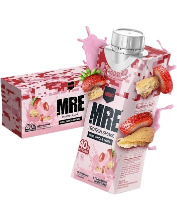 Redcon1 RC1MRERTDSSC12 MRE Ready to Drink Strawberry Shortcake 12 Pack