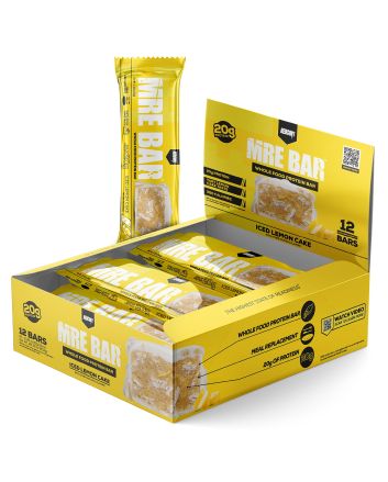 Redcon1 RC1MREBILC12 MRE Protein Bar Iced Lemon Cake 12 Pack