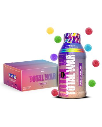 Redcon1 RC1TWRTDRC-12 Total War Ready to Drink Rainbow Candy 12 Pack