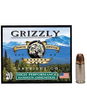 Grizzly Ammo GC9MM1 9mm 115gr Jacketed Hollow Point 20 Per Box/10 Case