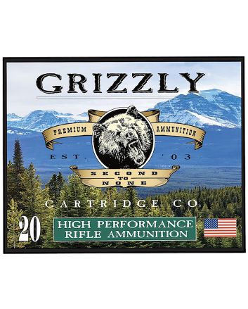 Grizzly Ammo GC357M20 357Mag 210gr Full Metal Jacket Flat Point 20 Per Box/10 Case