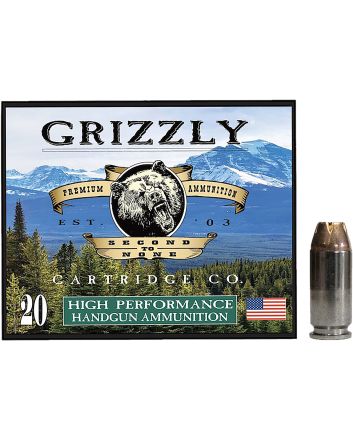 Grizzly Ammo GC4SW4 40S&amp;W 180gr Jacketed Hollow Point 20 Per Box/10 Case